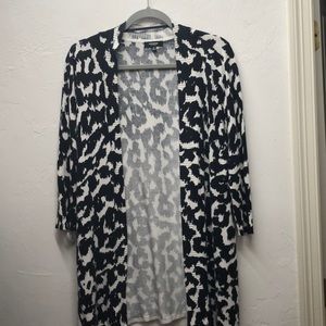 Long length 3/4 sleeve cardigan